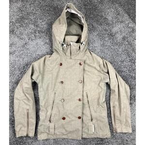 Holden Snowboard Jacket Womens Tan Hooded Size M